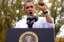 Obama Turns From Jokes to 'Romnesia' Jab