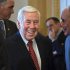 FILE - In this March 6, 2012, file photo Sen. Richard Lugar, R-Ind., the high profile 80-year-old ranking Republican on the Senate Foreign Relations Committee,  waits with others for the arrival of the prime minister of Israel on Capitol Hill in Washington. The Senate's most senior Republican, serving in his sixth term, is the target of tea partyers trying to toss out veterans of the GOP establishment in the next election. (AP Photo/J. Scott Applewhite)