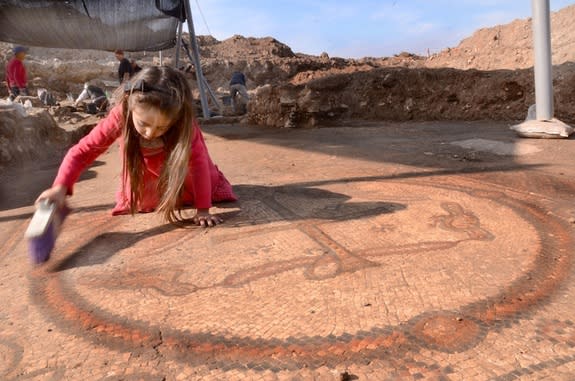 Ancient Church Mosaic With Symbol of Jesus Uncovered in Israel