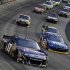 Matt Kenseth (17) leads Brad Keselowski (2), Jimmie Johnson (48) and Ryan Newman (39) and the rest of the field during the NASCAR Sprint Cup Series auto race Saturday, Aug. 27, 2011, in Bristol, Tenn. (AP Photo/Wade Payne)