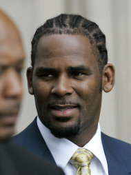 FILE - In this June 13, 2008 file photo, R&B singer R. Kelly leaves the Cook County Criminal Court Building in Chicago. Kelly faces a $2.9 million foreclosure on his suburban Chicago mansion. Chicago Real Estate Daily reports Tuesday, July 12, 2011, that JPMorgan Chase Bank filed the foreclosure lawsuit last month in Cook County Circuit Court. The complaint states that Kelly hasn’t made monthly mortgage payments since June of last year.(AP Photo/M. Spencer Green, File)