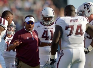 Life after Johnny Football hasn't been rocky for Kevin Sumlin thus far. (Getty)
