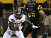 Missouri running back Henry Josey gains yards as Arizona State offensive linesman Trent Marsh (68) pursues during the second quarter of an NCAA college football game, Friday, Sept. 9, 2011, in Tempe, Ariz. (AP Photo/Matt York)