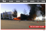 Paul Walker car crash scene tmz pic