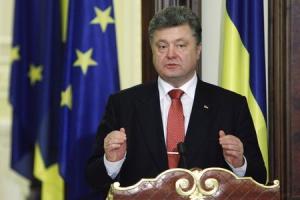Ukraine&#39;s President Poroshenko gestures at a news&nbsp;&hellip;