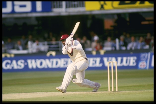 Gordon Greenidge of the West Indies in action during his 200