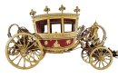 Handout photo of ornate Berlina Gran Gala carriage used in 1826 by Pope Leo XII