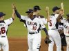 U.S. players leave the field after defeating Puerto Rico in their 2013 World Baseball Classic game in Miami, Florida