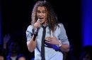 In this April 4, 2012 photo released by Fox, DeAndre Brackensick performs on the singing competition series 