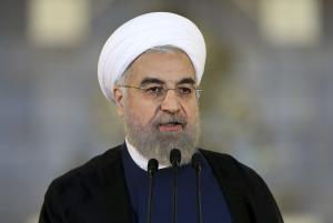 Iran's President Hassan Rouhani addresses the nation …