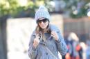 Sweater weather! Sarah Jessica Parker bundles up for fall in the West Village on October 28, 2013 in New York City -- Getty Images