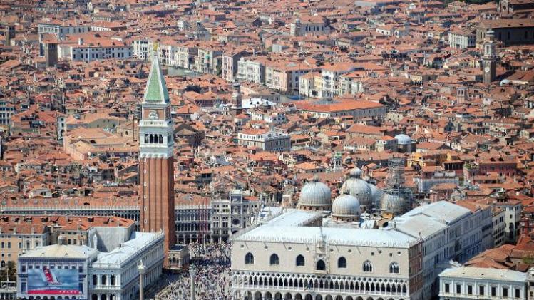 St Mark&#39;s square in Venice is pictured on May 18, 2012