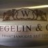A logo of the Swiss bank Wegelin is pictured at a building in Bern