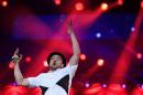 U.S. singer-sonwriter Justin Timberlake performs at the Rock in Rio Music Festival in Rio de Janeiro