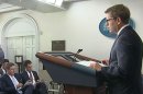 Jay Carney Reacts to Cruz 'Obamacare' Speech at Briefing