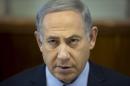 Israeli Prime Minister Netanyahu attends the weekly cabinet meeting in Jerusalem