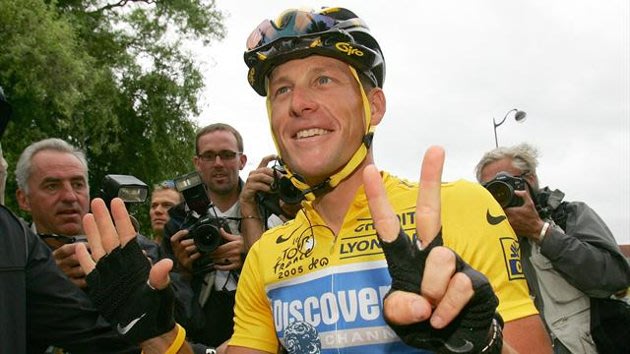 Photo: Lance Armstrong .
