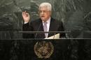 President Mahmoud Abbas of Palestine addresses the 71st United Nations General Assembly in New York