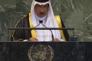 Prime Minister of Kuwait Al Sabah addresses 67th session of the United Nations General Assembly at UN headquarters in New York
