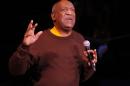 Comedian Bill Cosby performs onstage in New York on October 21, 2010
