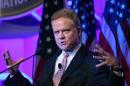 Former US Senator Jim Webb of Virginia, pictured on June 30, 2015, announces he is running for the Democratic nomination for president