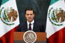Mexican President Enrique Pena Nieto, seen January 4, 2017, said Mexico will "of course" not pay for a wall between his country and the US as proposed by US President-elect Donald Trump