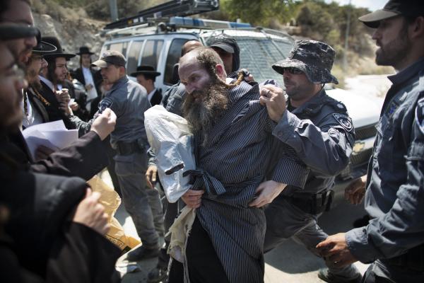 Israel arrests ultra-Orthodox in military service demos
