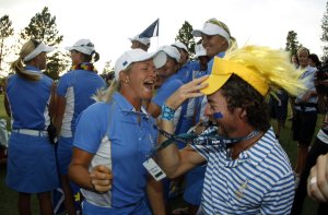 Europe rolls to Solheim Cup victory