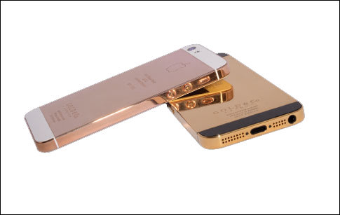 ... handsets coated in gold will go on sale in Dubai Mall on Thursday
