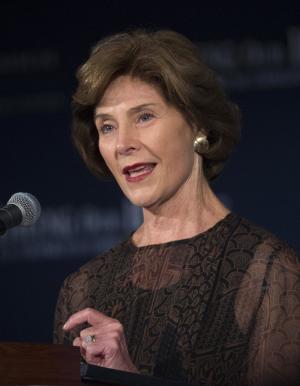 Former first lady Laura Bush speaks at the U.S. Chamber …