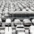 Snow covers cars at an O'Hare International Airport parking lot in Chicago on Thursday, Jan. 12, 2012. The season's first major snowstorm has forced airlines to cancel more than 500 flights at O'Hare and Midway airports. (AP Photo/Nam Y. Huh)
