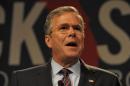 Republican presidential hopeful Bush, the former governor of Florida, addresses an economic summit in Orlando
