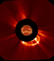 L'éruption solaire photographiée par la NASA