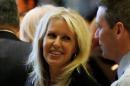 Monica Crowley, talk radio personality, stands in the lobby of Trump Tower in Manhattan, New York