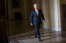 U.S. Senator Bob Corker walks inside the U.S. Capitol in Washington