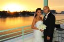 Handout photo of Lazaro Sopena and Hann Dinh on their wedding day