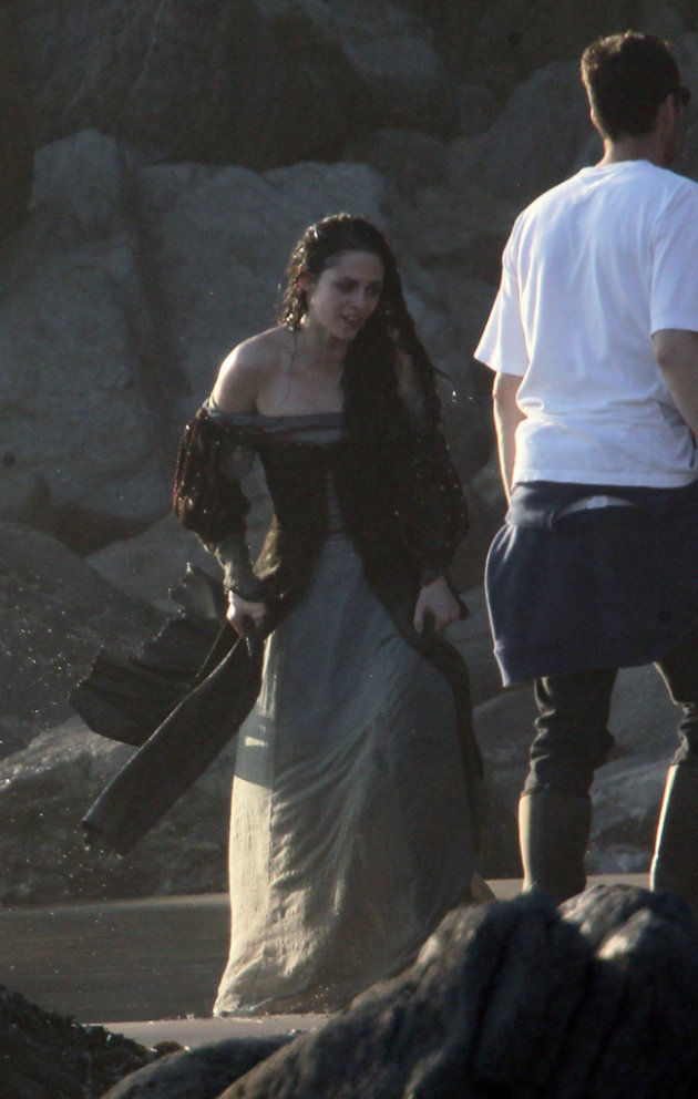 Spotted on set Snow White and the Huntsman 2011