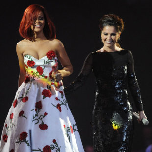 Cheryl Cole And Rihanna Caught 'Perving' On Each Other!