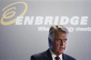 Enbridge Inc. CEO Daniel speaks during their annual general meeting for shareholders in Toronto