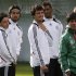 Germany's national soccer players Oezil, Khedira, Hummels, Boateng, coach Loew, Badstuber and Goetze attend a training session before their Euro 2012 soccer match against Italy in Gdansk