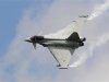 An Eurofighter Typhoon fighter jet takes part in a flying display during the 49th Paris Air Show at the Le Bourget airport near Paris