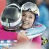 Vonn of the U.S. embraces Ross of the U.S. in the finish area after the women's Alpine skiing World Cup Super-G race in St. Moritz