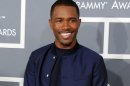FILE - In this Feb. 10, 2013 file photo, Frank Ocean arrives at the 55th annual Grammy Awards in Los Angeles. Ocean is canceling the rest of his Australian live shows because of a tear on his vocal chords. Live Nation posted on its Facebook page early Friday that the Grammy winner was told by doctors to rest his voice after performing in Melbourne at Festival Hall on Thursday night. (Photo by Jordan Strauss/Invision/AP, File)