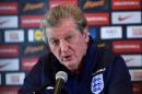 England's manager Roy Hodgson speaks during a press conference at a hotel near Watford, north of London, on March 28, 2016