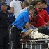 Injured Blue Jays fan