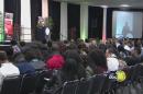 Students gather in downtown Fresno for African American Student Leadership Conference