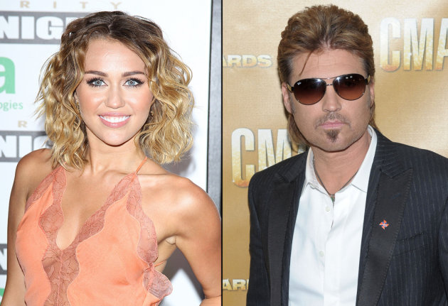 Miley Cyrus, Billy Ray Cyrus, Actors with Musician Parents