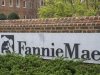 A view shows the Fannie Mae logo at its headquarters in Washington