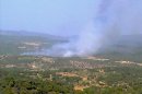 Vista del incendio del pasado día 20 de agosto en la Sierra de San Vicente (Toledo). EFE