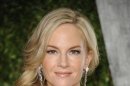 FILE - In this Feb. 26, 2012 file photo, actress Rachael Harris arrives at the Vanity Fair Oscar party in West Hollywood, Calif. (AP Photo/Evan Agostini, file)